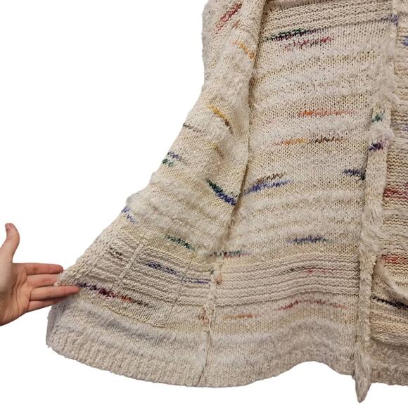 Anthropologie Women’s Ivory Multicolor Knit Cardigan - XS - Picture 9 of 9